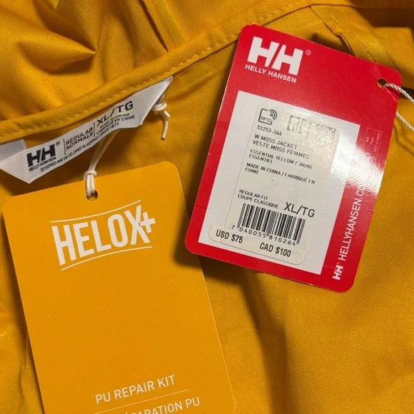 Helly Hansen Women's Bright Yellow Ski Jacket - Picture 3 of 4
